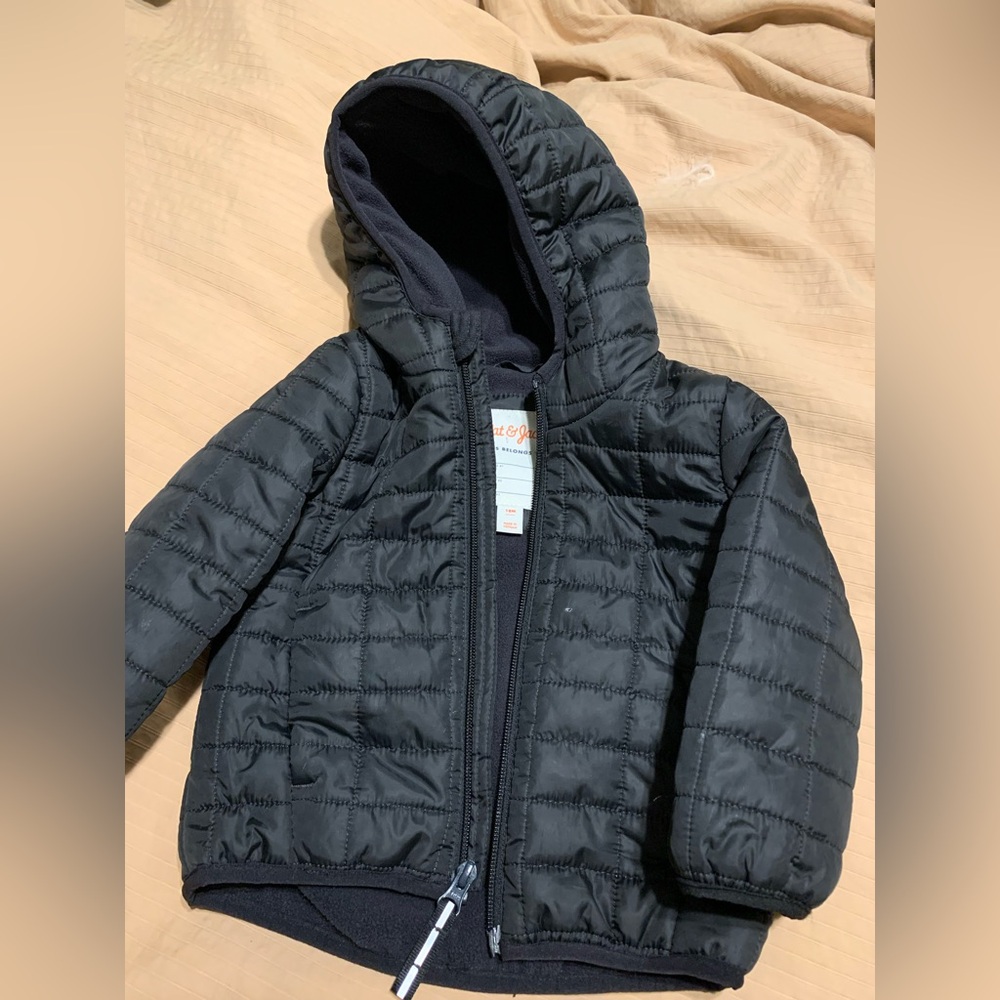 Cat & Jack Black Puffer Jacket